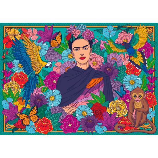 Puzzle Ravensburger O Paraíso de Frida Kahlo de 1000 peças