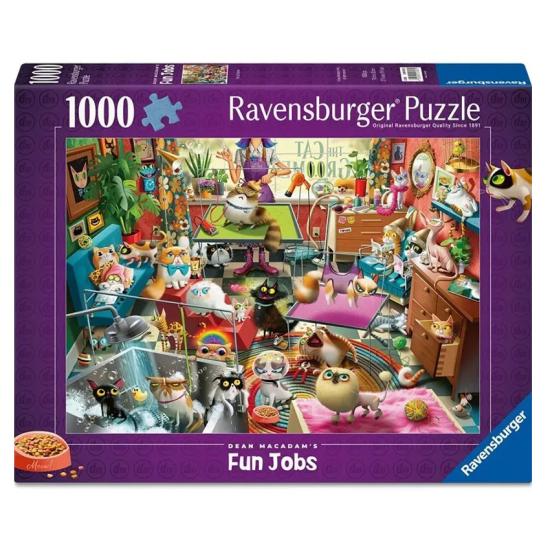 Puzzle Ravensburger O Tosador de Gatos de 1000 peças