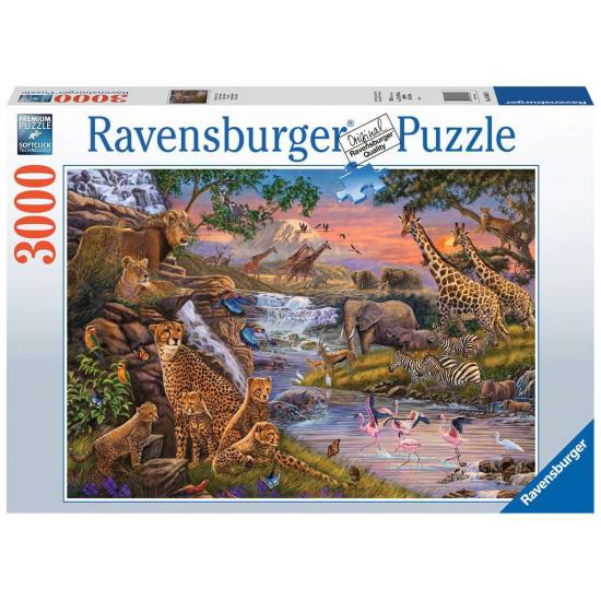 Puzzle Ravensburger O Reino Animal 3000 Peças Puzzle Ravensburger O Reino Animal 3000 Peças