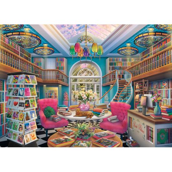 Puzzle Ravensburger O Reino do Livro 1000 Peças Puzzle Ravensburger O Reino do Livro 1000 Peças