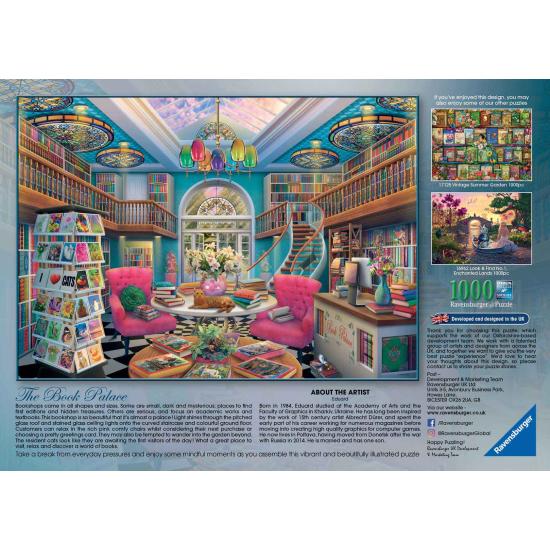 Puzzle Ravensburger O Reino do Livro 1000 Peças Puzzle Ravensburger O Reino do Livro 1000 Peças
