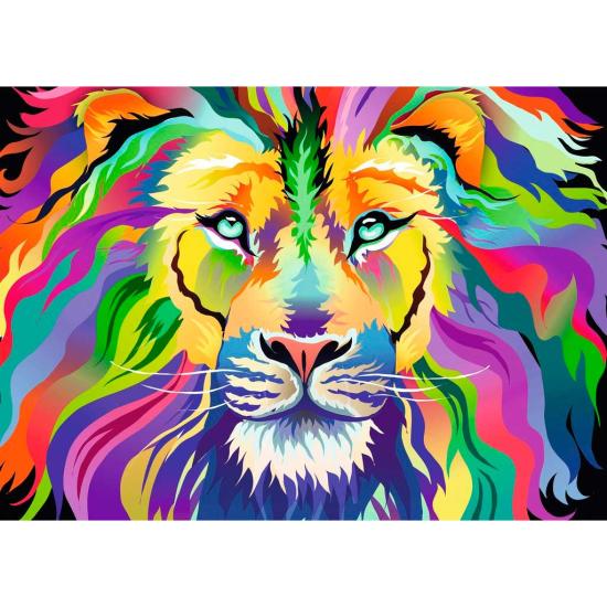 Puzzle Ravensburger O Rei das Cores 1000 Peças