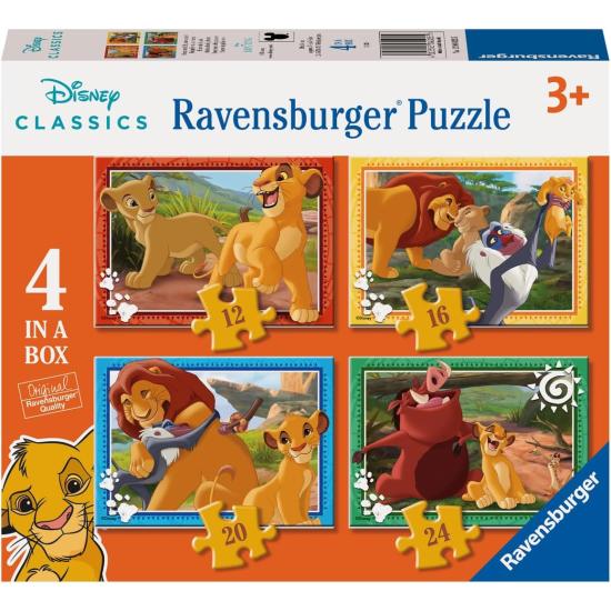 Puzzle Ravensburger The Lion King Progressivo de 12+16+20+24 Pç