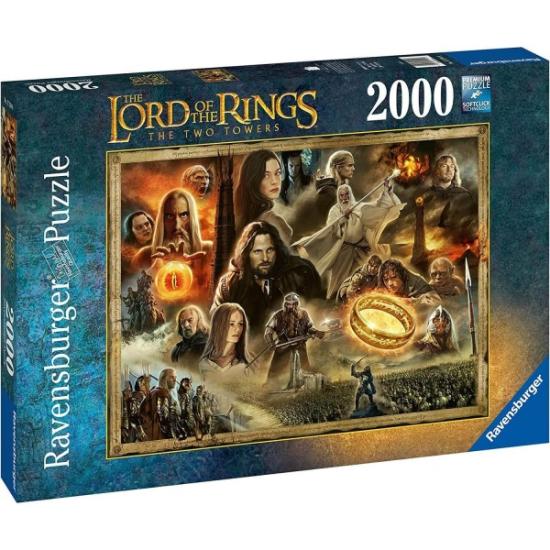 Puzzle Ravensburger O Senhor dos Anéis. As duas Torres de 2000 Puzzle Ravensburger O Senhor dos Anéis. As duas Torres de 2000