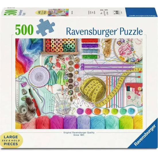 Puzzle Ravensburger A Oficina De Costura XXL 500 Pçs