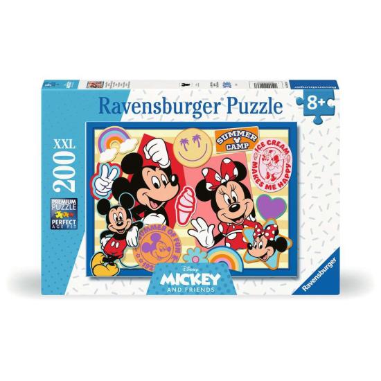 Puzzle Ravensburger O verão do Mickey e da Minnie XXL 200 peças Puzzle Ravensburger O verão do Mickey e da Minnie XXL 200 peças