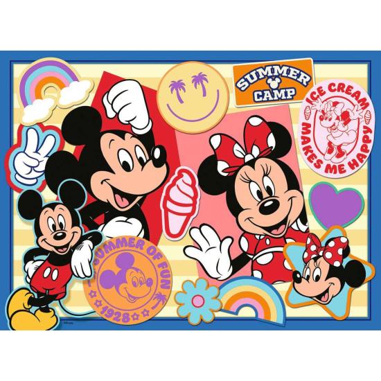 Puzzle Ravensburger O verão do Mickey e da Minnie XXL 200 peças Puzzle Ravensburger O verão do Mickey e da Minnie XXL 200 peças
