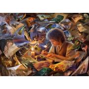Puzzle Ravensburger A Jornada De Frodo 1000 peças