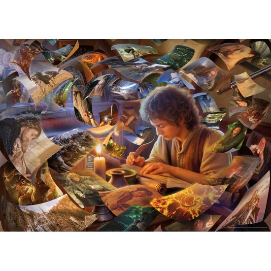 Puzzle Ravensburger A Jornada De Frodo 1000 peças