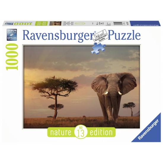 Puzzle Ravensburger Masai Mara Elephant 1000 peças