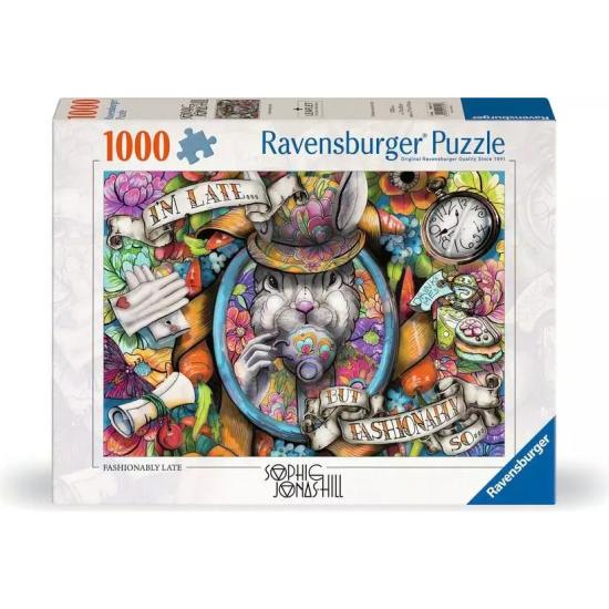 Puzzle Ravensburger Elegantemente Atrasado de 1000 Peças