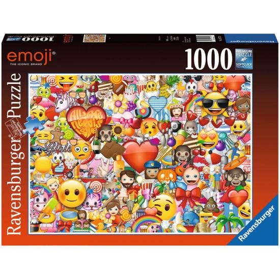 Puzzle Ravensburger Emoji, os Emoticons 1000 Peças