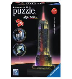 Puzzle Ravensburger Empire State Building Night Edition 3D 216 P