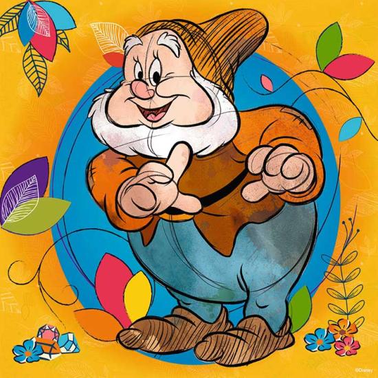 Puzzle de 500 peças Ravensburger Happy Dwarf