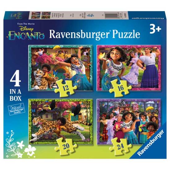 Puzzle Ravensburger Encanto Progressivo 12+16+20+24 P