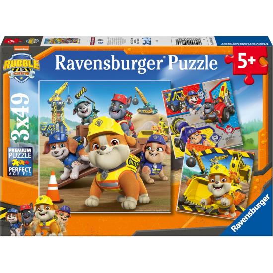 Puzzle Ravensburger Rubble Crew de 3x49 Peças Puzzle Ravensburger Rubble Crew de 3x49 Peças