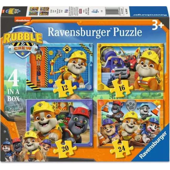 Puzzle Ravensburger Rubble Crew Prog. de 12+16+20+24 Pçs