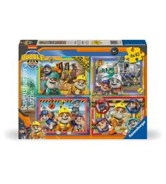 Puzzle Ravensburger Rubble Crew de 4x42 peças