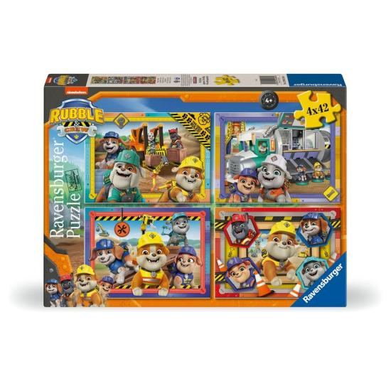 Puzzle Ravensburger Rubble Crew de 4x42 peças