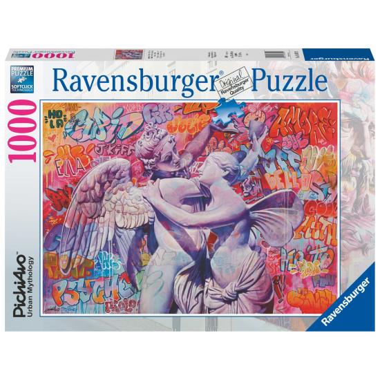 Puzzle Ravensburger Eros e Psique 1000 peças