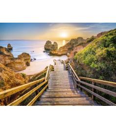 Puzzle Ravensburger Escadaria Para A Praia De Camilo, Algarve de
