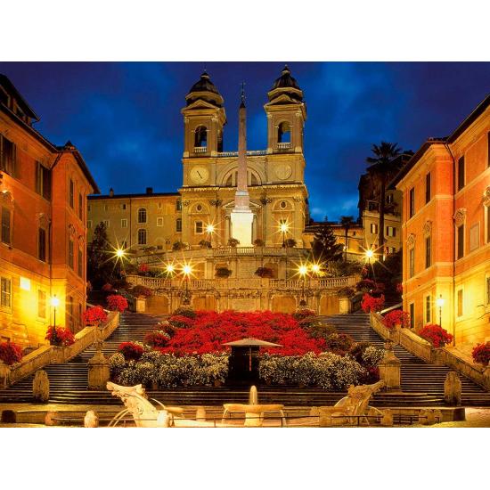 Puzzle Ravensburger Escadas da Escadaria Espanhola, Roma