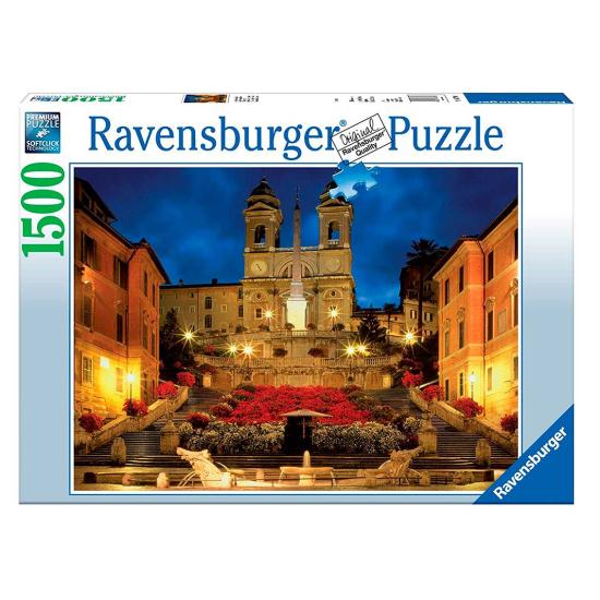 Puzzle Ravensburger Escadas da Escadaria Espanhola, Roma