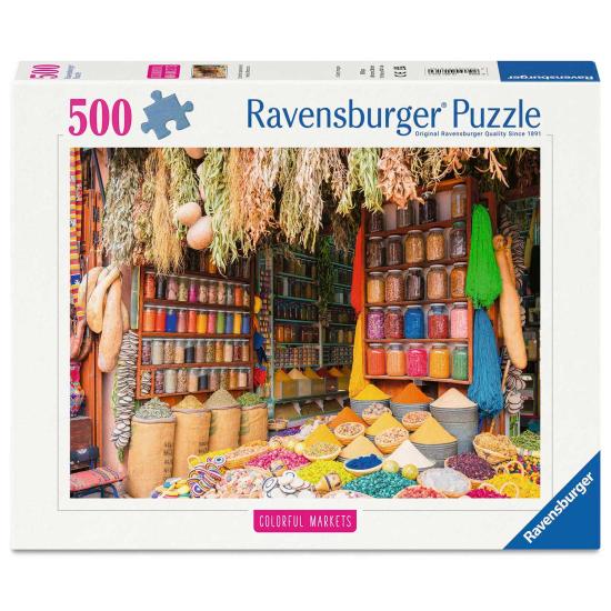 Puzzle Ravensburger Especiarias Coloridas, Marrocos 500 Peças
