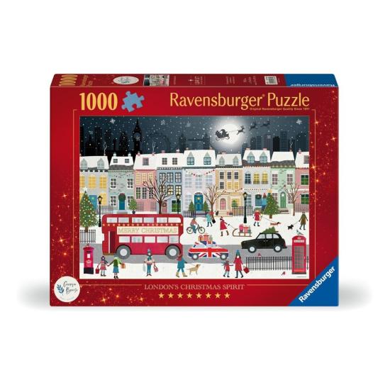 Puzzle Ravensburger O Espírito Natalício de Londres de 1000 peça