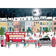 Puzzle Ravensburger O Espírito Natalício de Londres de 1000 peça