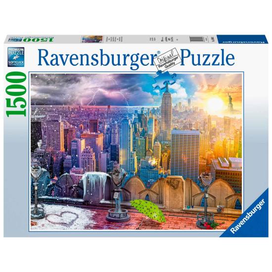 Puzzle Ravensburger Seasons of New York 1500 peças