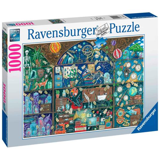 Puzzle Ravensburger Prateleira de Curiosidades de 1000 Pçs Puzzle Ravensburger Prateleira de Curiosidades de 1000 Pçs