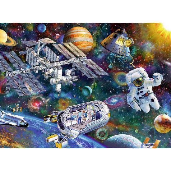 Puzzle de exploração cósmica Ravensburger XXL 200 peças