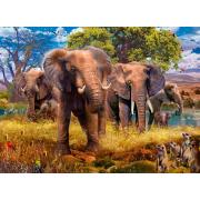 Ravensburger Puzzle Elefante Família 500 Peças