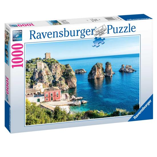 Puzzle Ravensburger Faraglioni de Scopello, Sicilia de 1000 Pçs