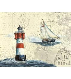 Puzzle Ravensburger Farol Romântico 2000 peças