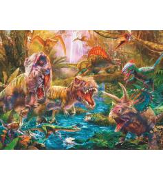 Puzzle Ravensburger Dinossauros Ferozes XXL 150 peças
