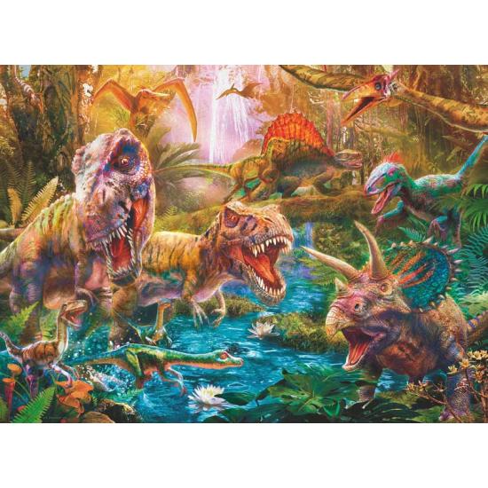 Puzzle Ravensburger Dinossauros Ferozes XXL 150 peças
