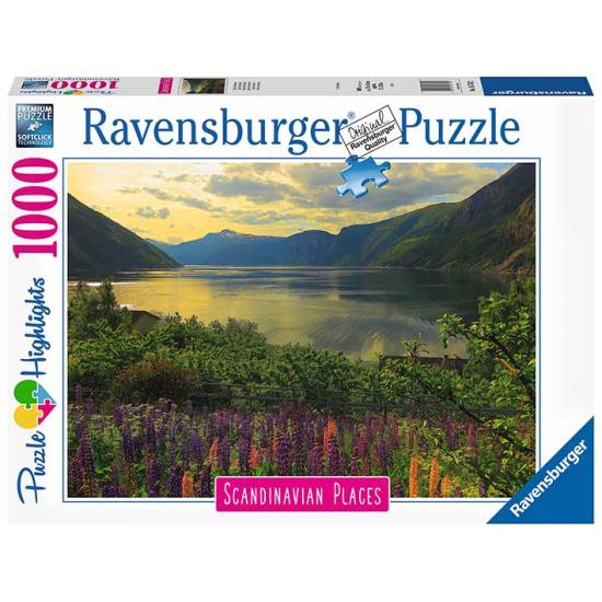 Ravensburger Fjord na Noruega Puzzle de 1000 peças