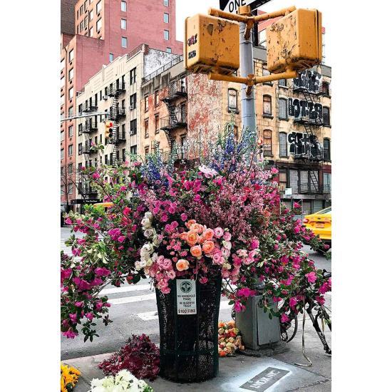Puzzle Ravensburger Flowers em Nova York 300 peças