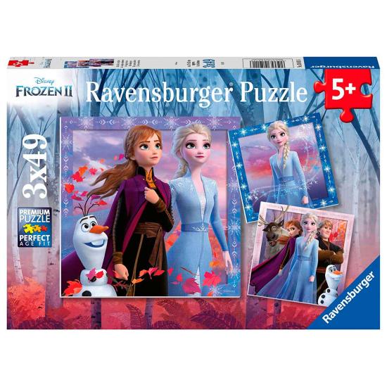 Puzzle Ravensburger Frozen 2, 3x49 peças