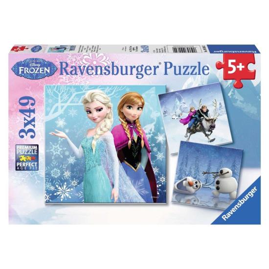 Puzzle Ravensburger Frozen Adventures in the Frozen Kingdom 3x4 Puzzle Ravensburger Frozen Adventures in the Frozen Kingdom 3x4