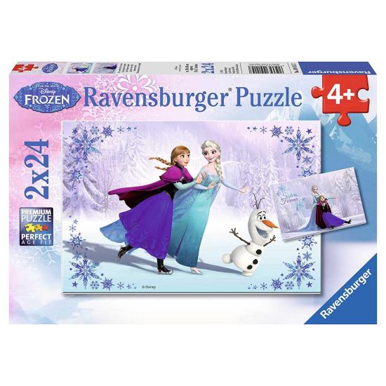 Puzzle Ravensburger Frozen Sisters Forever 2x24 Peças