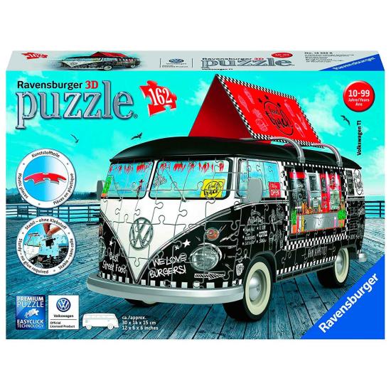 Puzzle Ravensburger Van Volkswagen Food Truck 3D 162 P.