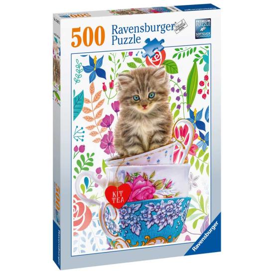 Gatinho Ravensburger em Cup Puzzle 500 Peças