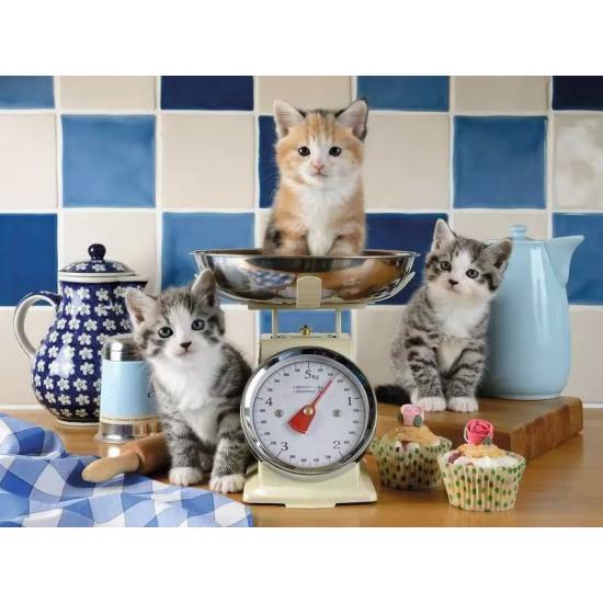 Puzzle Ravensburger Gatinhos Na Cozinha de 1500 peças