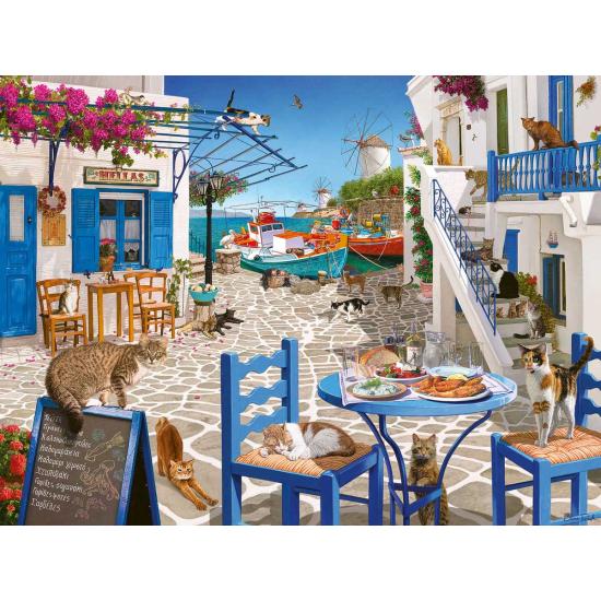 Puzzle Ravensburger Gatos de Mykonos 1500 Pçs