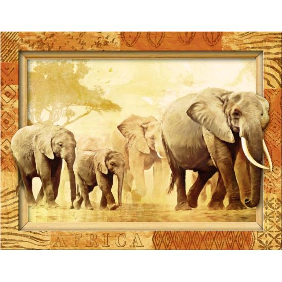 Ravensburger Giants of Africa Puzzle (Quadro Incorporado) de 50