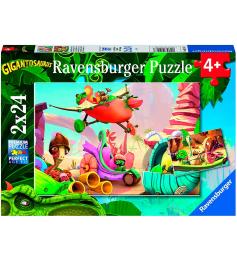 Puzzle Ravensburger Gigantossauro 2x24 peças