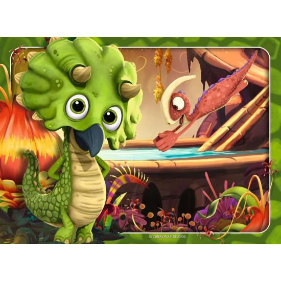 Puzzle progressivo Ravensburger Gigantossauro 12+16+20+24